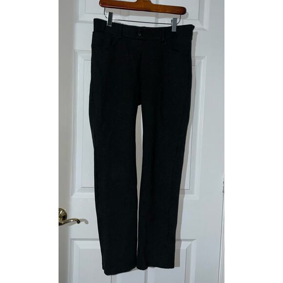 Betabrand Dress Yoga Pants Womens Medium Petite Gray Grey Straight Office Career - Picture 1 of 10